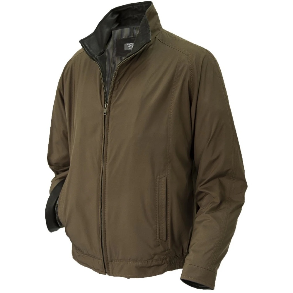 Remy Leather 1792 Men's Microfiber Single Collar Jacket